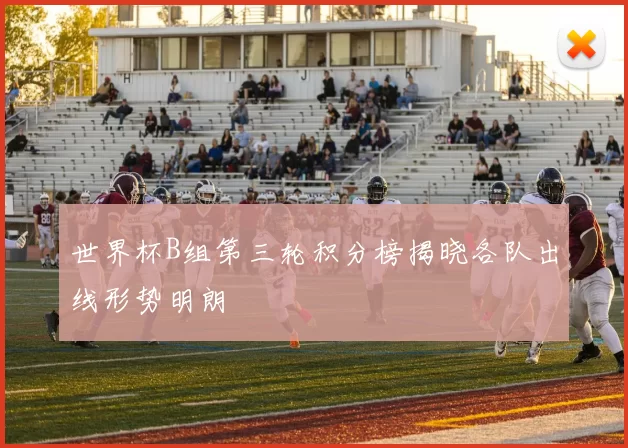 世界杯B组第三轮积分榜揭晓各队出线形势明朗